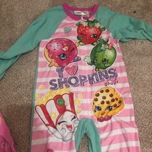 Shopkins one piece pajama